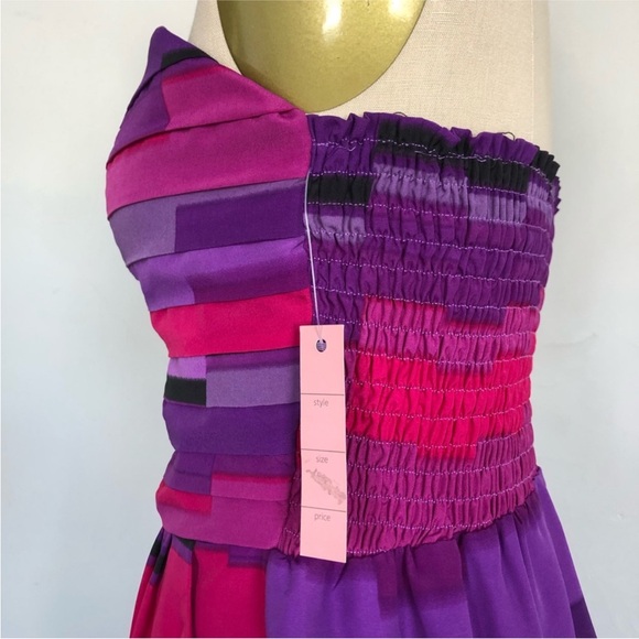 NWT Flynn & Rose Strapless Dress Size 4P - Picture 6 of 7